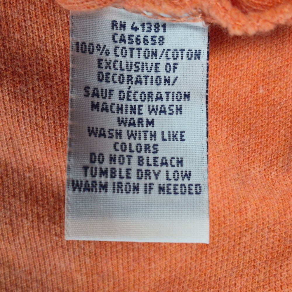Polo Ralph Lauren Mens 3XB Big & Tall Orange Cotton Short Sleeve Polo Shirt - Picture 8 of 9